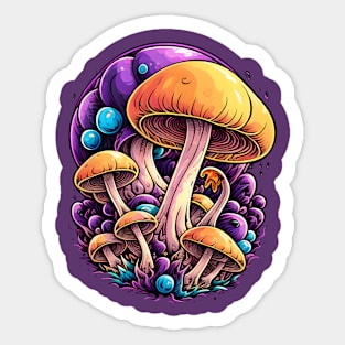 Mushrooms Sticker